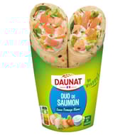 Daunat "Be Wrappy" Duo de saumon sauce yaourt et herbes 190g