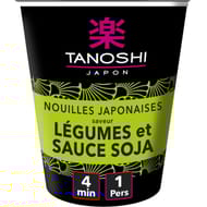 Tanoshi  nouilles cup légumes kinpira 65g
