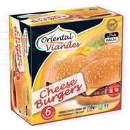 Oriental viandes cheeseburger halal 6 x 125g