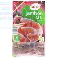 Cora jambon cru italien 6 tranches 120g