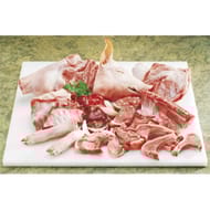 Demi porc découpé comprenant : longe entière, jambon entier, épaule entière, poitrine entière, gorge