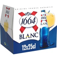 1664 Blanc bière blanche aromatisée 12x25cl 5%vol