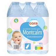 Cora eau minérale naturelle source montcalm 6x1l