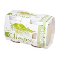 Climont yaourt arômatisé citron 2x125g