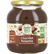 Jardin bio etic pate à tartiner noisette cacao 750g