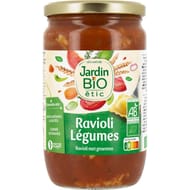 Jardin bio raviolis aux légumes bio 675g
