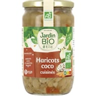 Jardin bio Etic haricots coco cuisinés bio 680g
