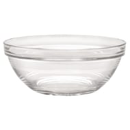 Saladier 17 cm lys empilable verre transparent