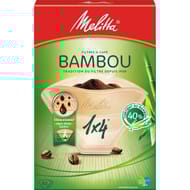 Melitta filtres 1X4 bambou x80