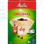 Melitta filtre 1X4 brun x80 fsc