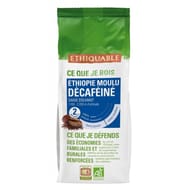 Ethiquable café décaféiné Ethiopie bio 250g