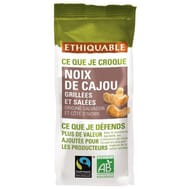 Ethiquable noix de cajou grillées et salées bio 125g