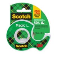 Scotch - Ruban magic 25mx19xmm 1 rouleau dévudoir + 5 mètres offerts