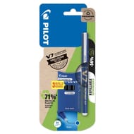 Pilot roller v7 rechargeable bleu + 3 cartouches offertes