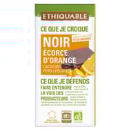 Ethiquable chocolat noir orange bio 100g