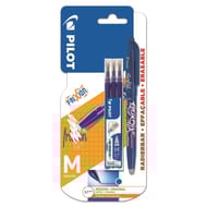 Pilot roller frixion ball effacable bleu + 3 recharges