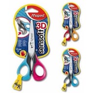 Maped ciseaux sensoft 13 cm gaucher symétriques