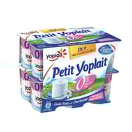Petit yoplait fromage frais 0% nature au lait écrémé 12x60 g