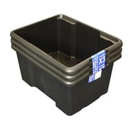Sundis bacs noir 30l lot de 3
