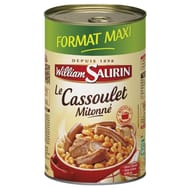 William saurin cassoulet mitonné - plat cuisiné 1,260kg