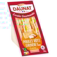 Daunat club Escales Gourmandes Poulet rôti gruyère IGP 190g