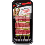 Brochettes de boeuf Extra tendre x4 320g Tendre & Plus