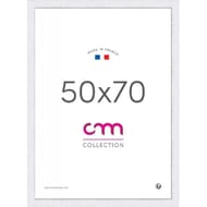 Cadre photo 50x70cm riviera blanc