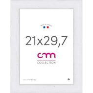 Cadre photo 21x29.7cm riviera blanc