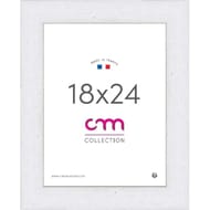 Cadre photo 18x24cm riviera blanc