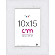 Cadre photo 10x15cm riviera blanc