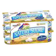 Yoplait yaourt ferme nature sucré 16x125g