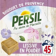 Persil lessive en poudre bouquet de provence 45 doses 3.15kg