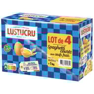 Lustucru spaghetti courts aux oeufs 250g lot de 4