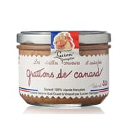 Les vieilles conserves d'autrefois les recettes cuites au chaudron  grattons de canard 220g