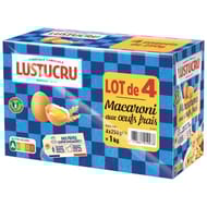 Lustucru macaroni aux oeufs 250g lot de 4