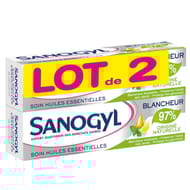 Sanogyl dentifrice soin essentiel blancheur 2x75ml