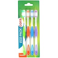 Cora brosse à dents pack de 4 medium
