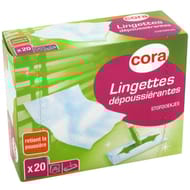 Cora lingettes dépoussiérantes x20