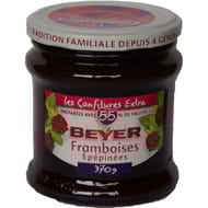Beyer confiture extra framboises épépinées 370g