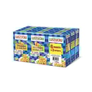 Lustucru pâtes aux oeufs torsette 250g lot de 6 + 3 paquets offerts