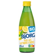 Bjorg pur jus de citron jaune bio 25cl