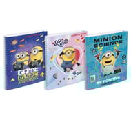 Minions cahier de texte reliure intégrale 17x22 cm 148 pages 80gr