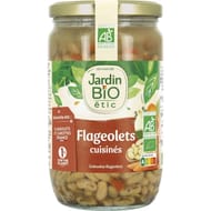 Jardin bio étic flageolets cuisinés bio 680g