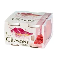 Climont yaourt aux fruits framboise 4x125g