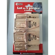 Carte de 5 pièges à souris