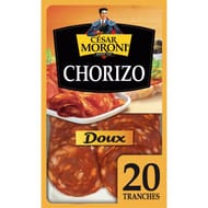 César Moroni chorizo doux 20 tranches 100g