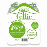 Celtic verte eau minérale pétillante légère 6 x 1.5 l