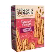 Michel et Augustin palmiers allongés aux framboises 120g