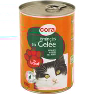 Cora émincés en gelée au boeuf et aux légumes 400g