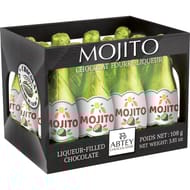 Abtey casier chocolats mojito 12 bouteilles liqueurs 108g